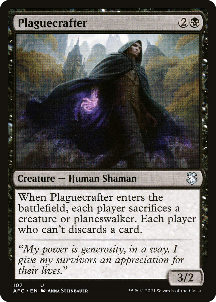 Plaguecrafter [Dungeons & Dragons: Adventures in the Forgotten Realms Commander] | Grognard Games