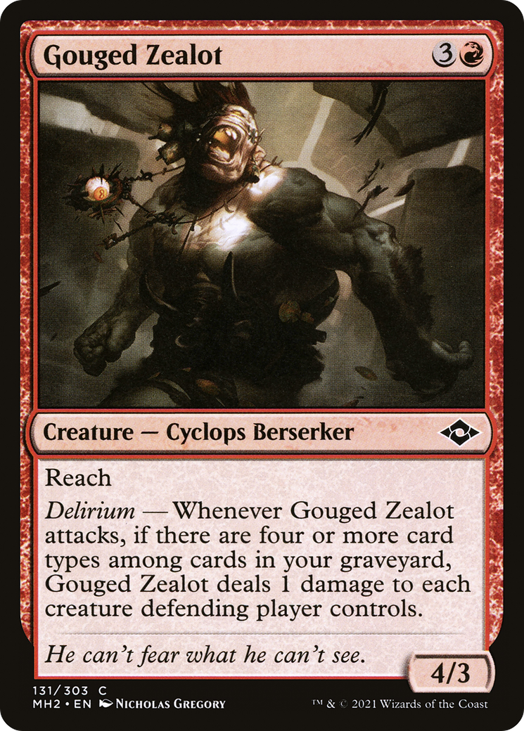 Gouged Zealot [Modern Horizons 2] | Grognard Games