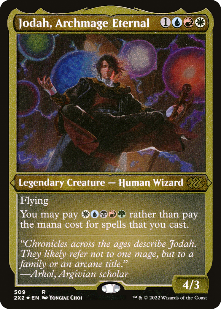 Jodah, Archmage Eternal (Foil Etched) (2X2-509) - Double Masters 2022 Foil | Grognard Games