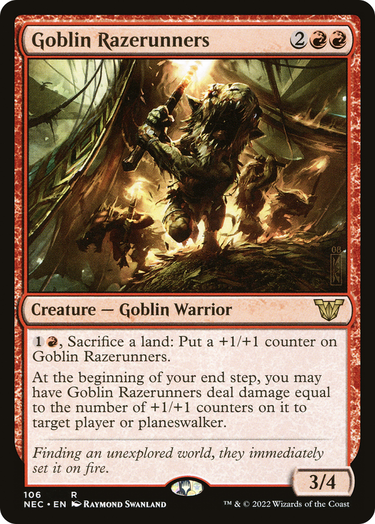 Goblin Razerunners [Kamigawa: Neon Dynasty Commander] | Grognard Games