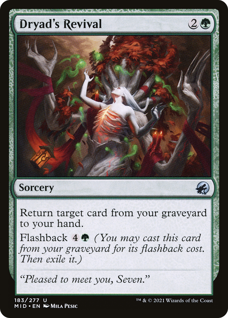 Dryad's Revival [Innistrad: Midnight Hunt] | Grognard Games