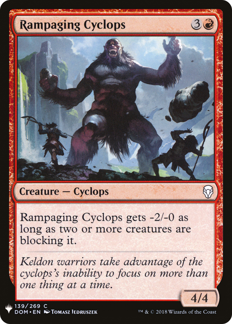 Rampaging Cyclops [Mystery Booster] | Grognard Games