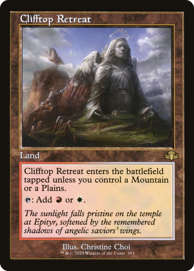 Clifftop Retreat (Retro) [Dominaria Remastered] | Grognard Games