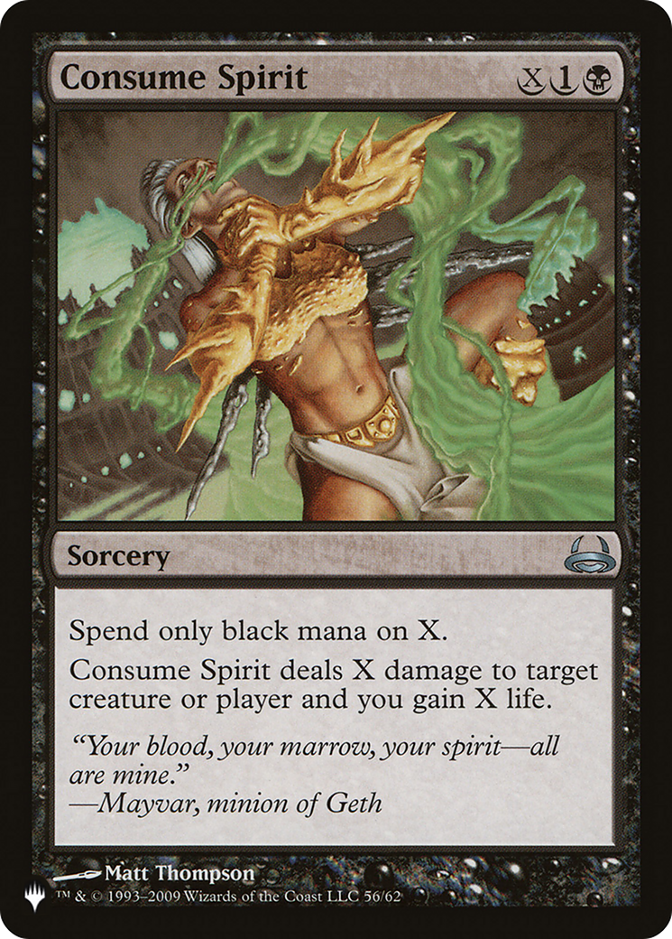 Consume Spirit [The List] | Grognard Games