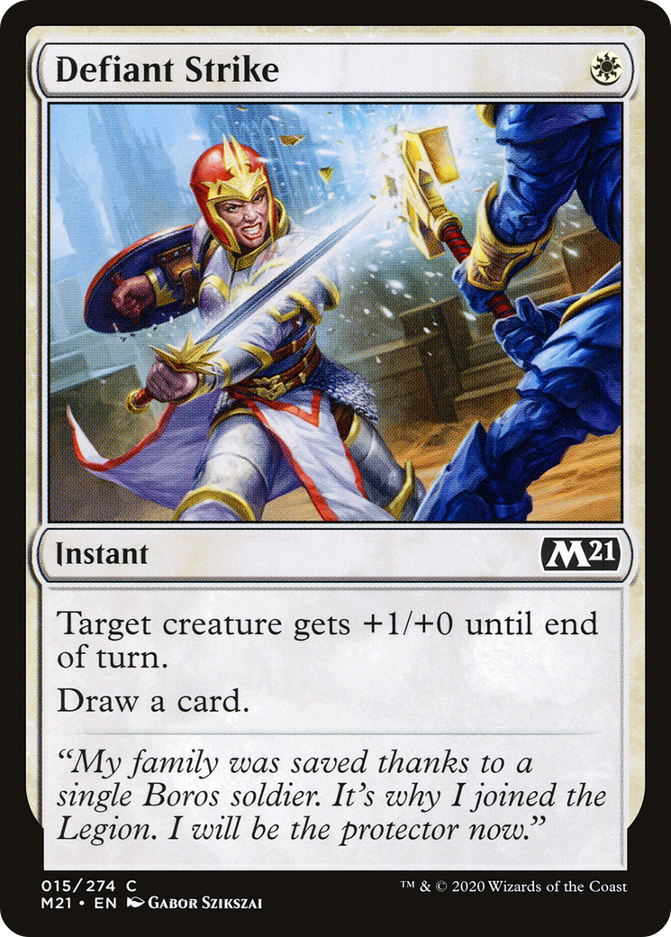 Defiant Strike [Core Set 2021] | Grognard Games