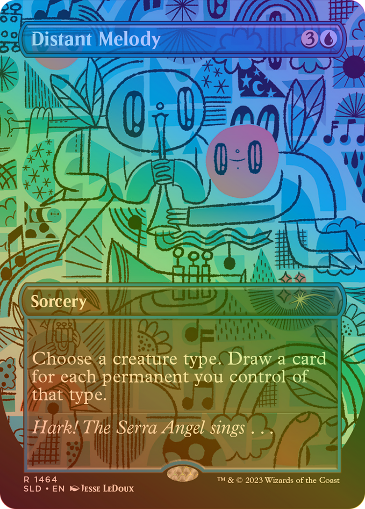 Distant Melody (Rainbow Foil) [Secret Lair Drop Series] | Grognard Games