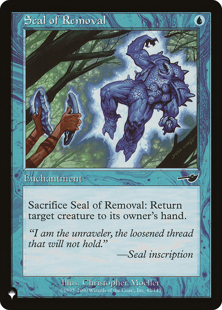 Seal of Removal [The List] | Grognard Games