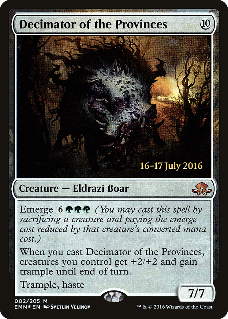 Decimator of the Provinces  [Eldritch Moon Prerelease Promos] | Grognard Games