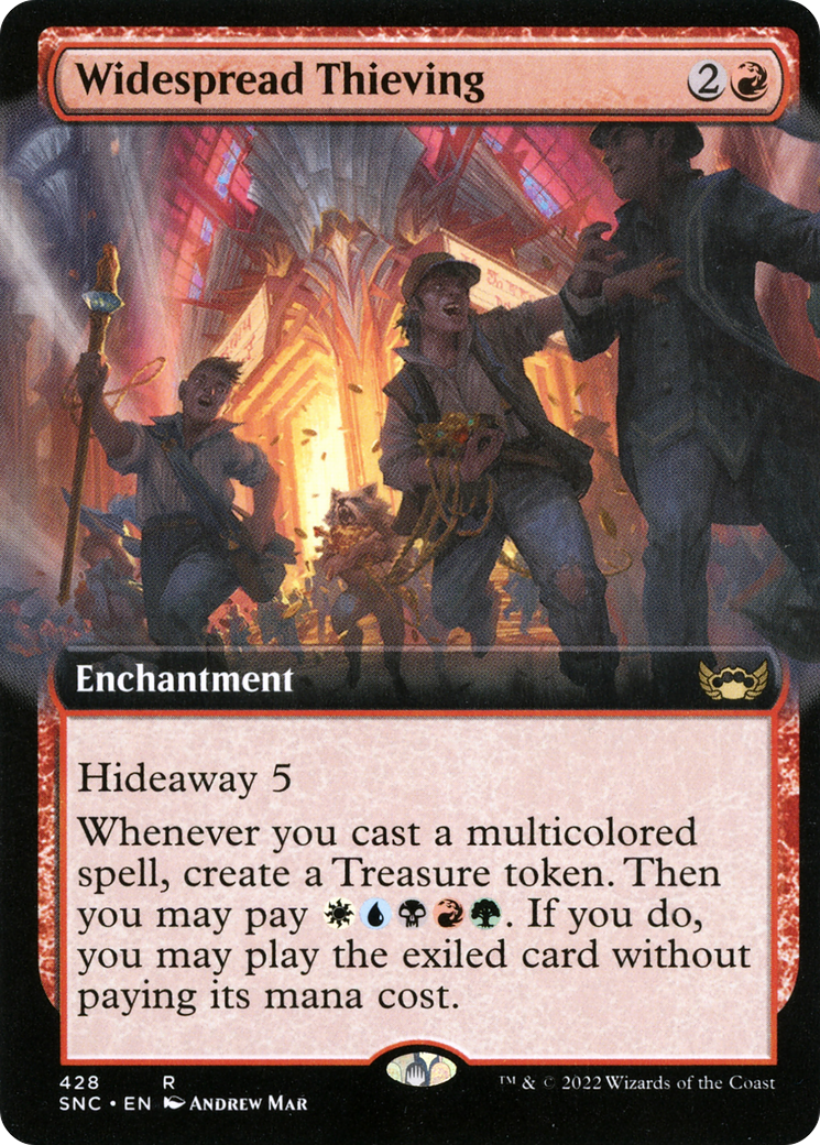 Widespread Thieving (Extended Art) [Streets of New Capenna] | Grognard Games