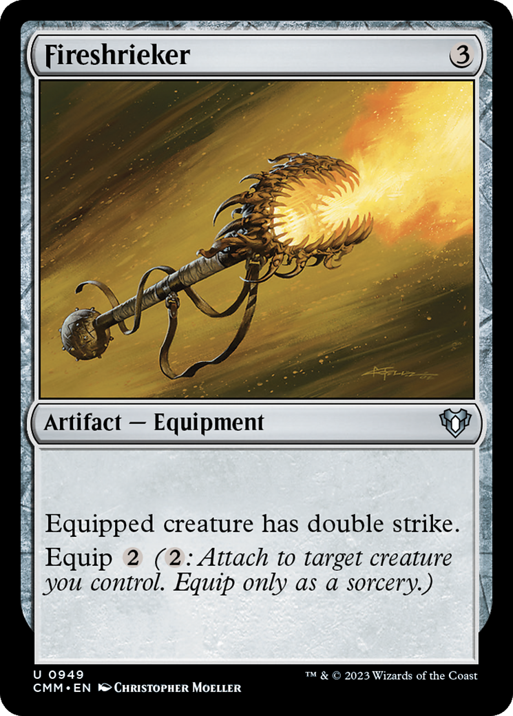 Fireshrieker [Commander Masters] | Grognard Games