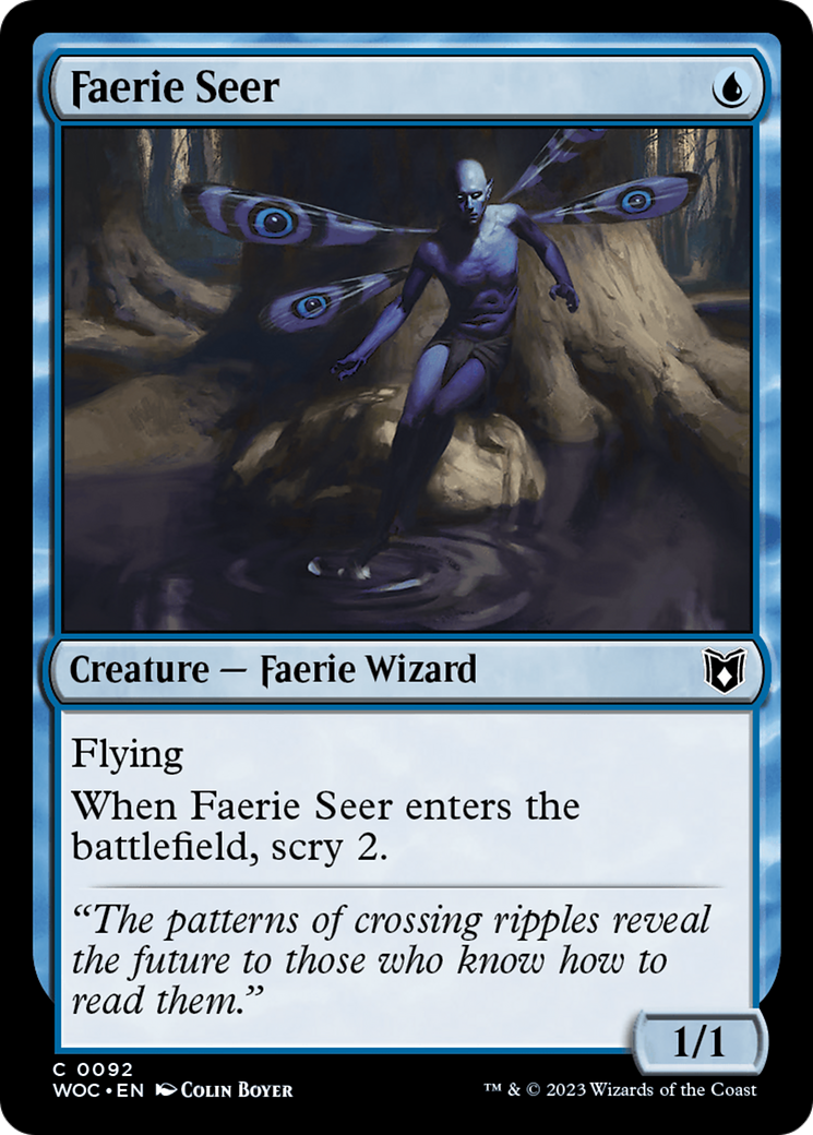 Faerie Seer [Wilds of Eldraine Commander] | Grognard Games