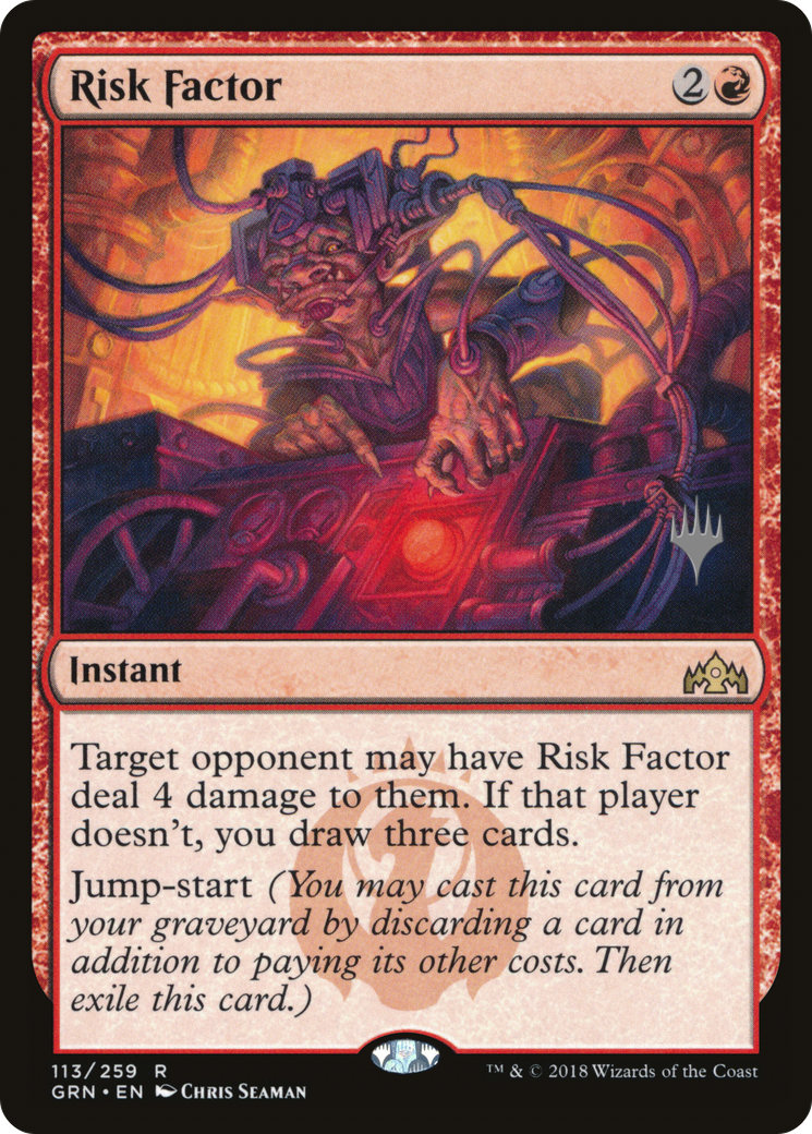 Risk Factor (Promo Pack) [Guilds of Ravnica Promos] | Grognard Games