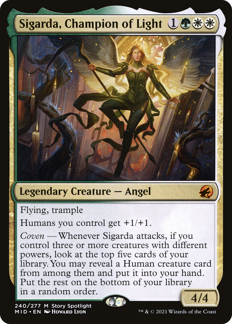 Sigarda, Champion of Light [Innistrad: Midnight Hunt] | Grognard Games