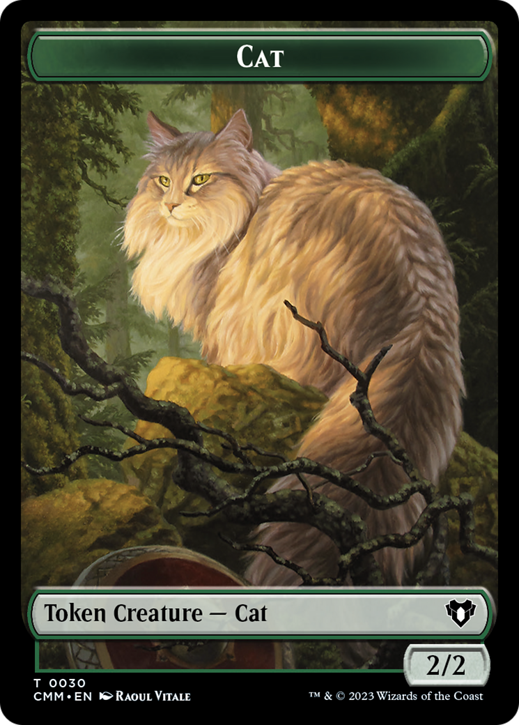 Cat Token (30) [Commander Masters Tokens] | Grognard Games