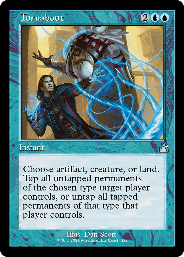 Turnabout (Retro Frame) [Ravnica Remastered] | Grognard Games