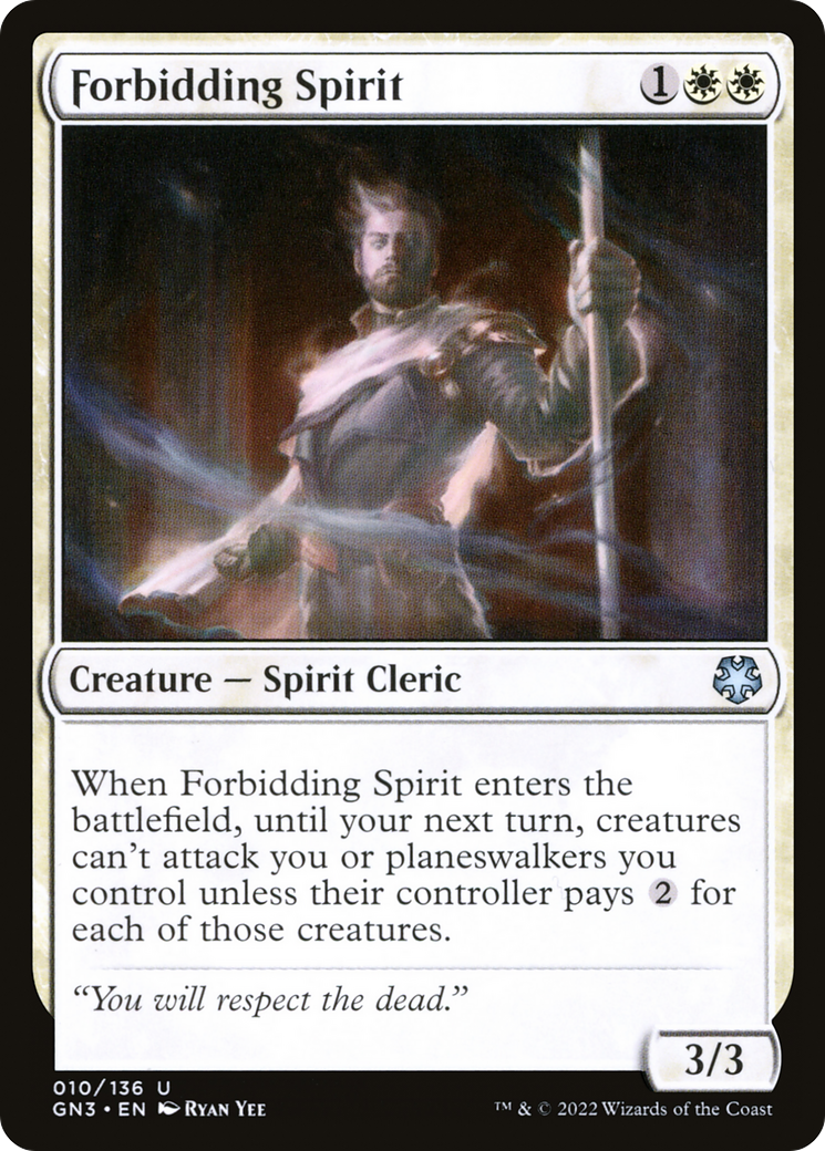 Forbidding Spirit [Game Night: Free-for-All] | Grognard Games