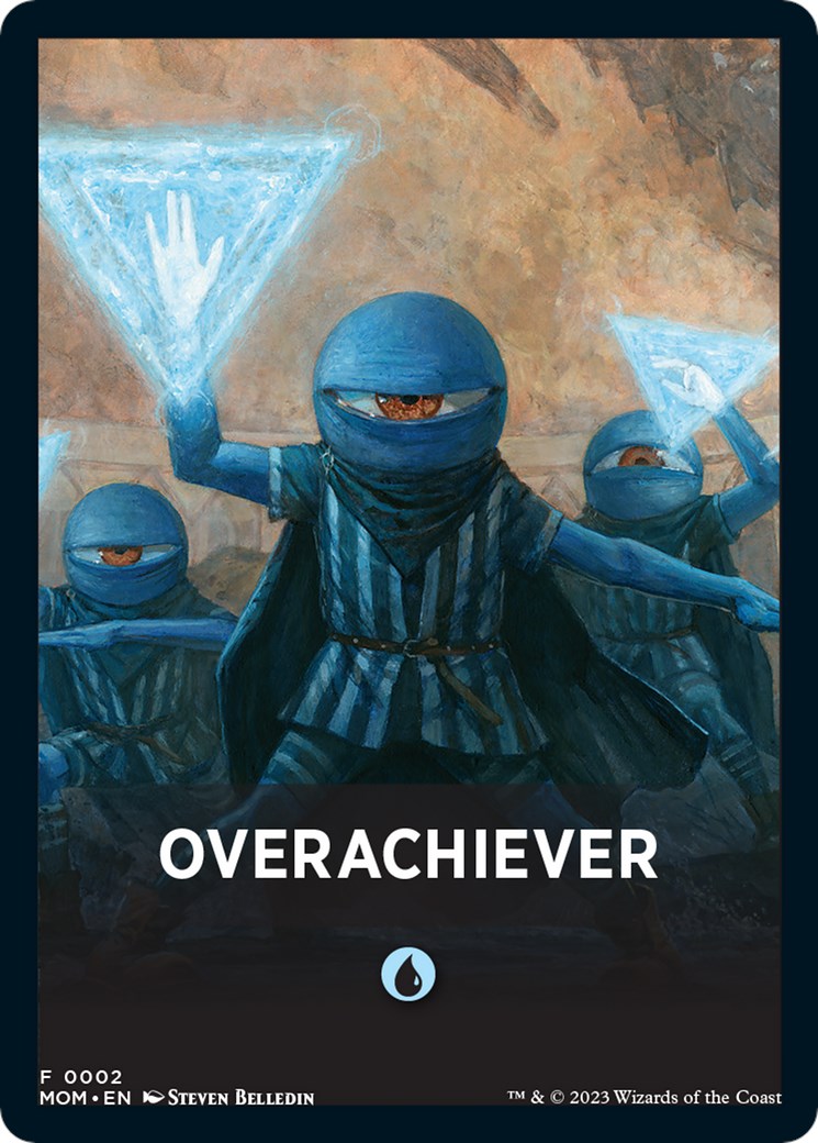 Overachiever Theme Card [March of the Machine Tokens] | Grognard Games