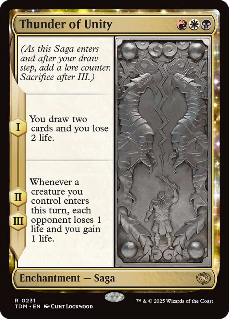 Thunder of Unity [Tarkir: Dragonstorm] | Grognard Games