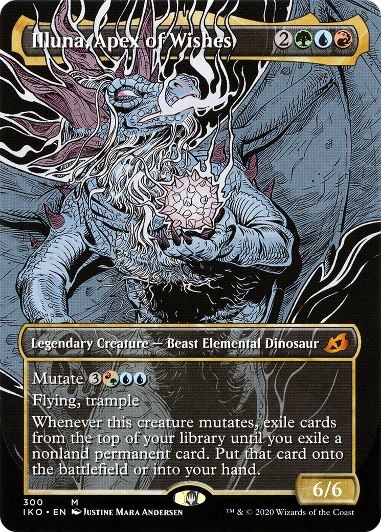 Illuna, Apex of Wishes (Showcase) [Ikoria: Lair of Behemoths] | Grognard Games