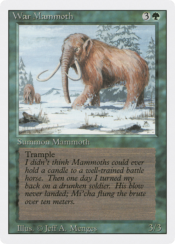 War Mammoth [Revised Edition] | Grognard Games