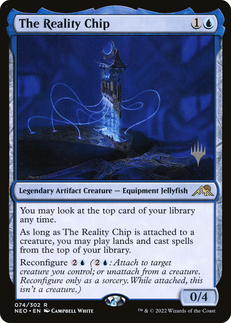 The Reality Chip (Promo Pack) [Kamigawa: Neon Dynasty Promos] | Grognard Games