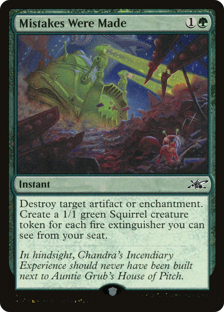 Mistakes Were Made (Galaxy Foil) [Unfinity] | Grognard Games