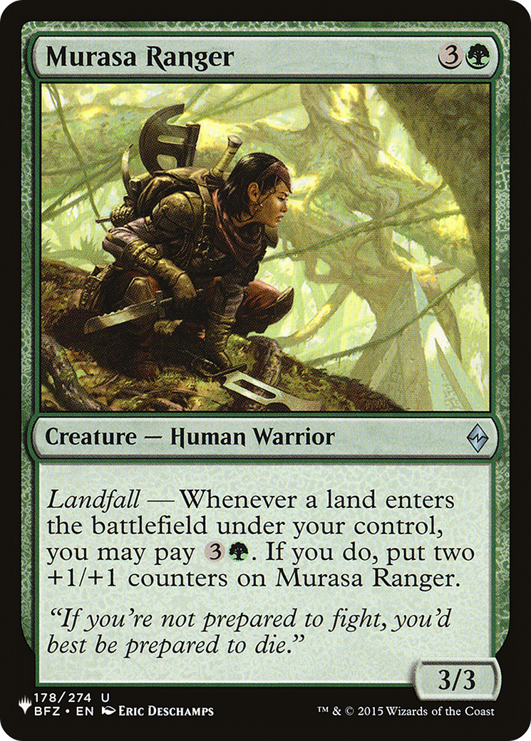 Murasa Ranger [The List] | Grognard Games