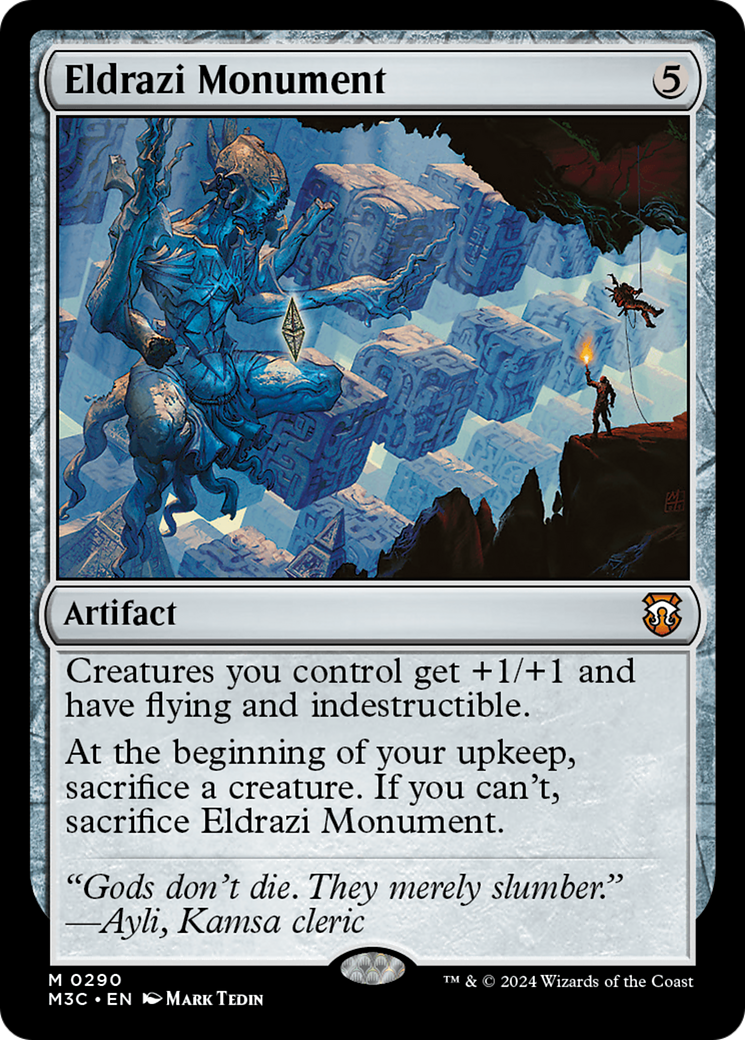 Eldrazi Monument (Ripple Foil) [Modern Horizons 3 Commander] | Grognard Games