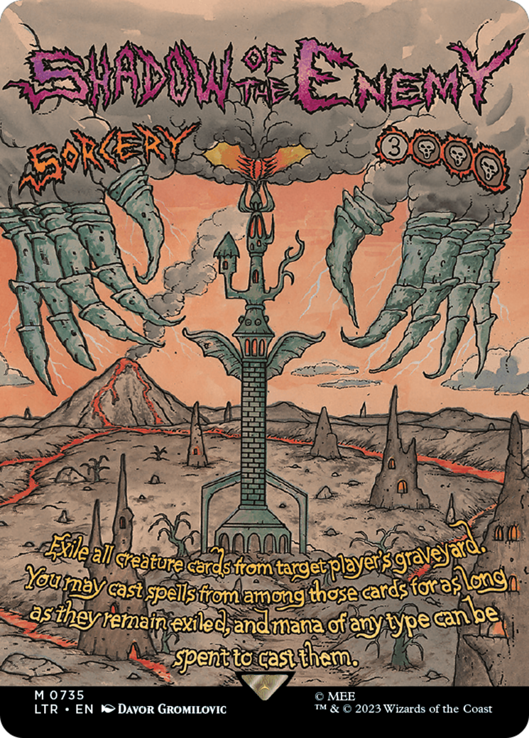 Shadow of the Enemy (Borderless Poster) [The Lord of the Rings: Tales of Middle-Earth] | Grognard Games