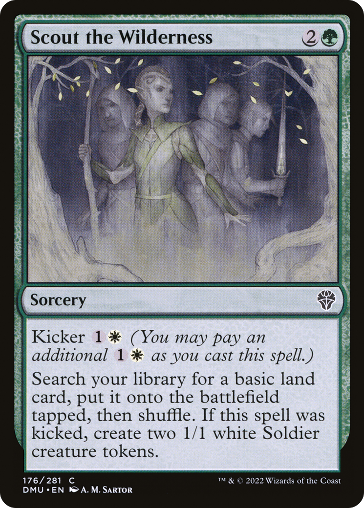 Scout the Wilderness (DMU-176) - Dominaria United Foil | Grognard Games
