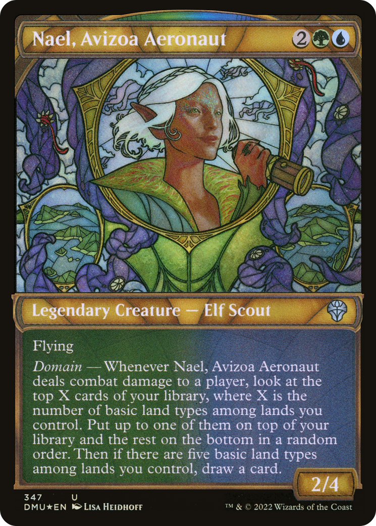 Nael, Avizoa Aeronaut (Showcase Textured) [Dominaria United] | Grognard Games