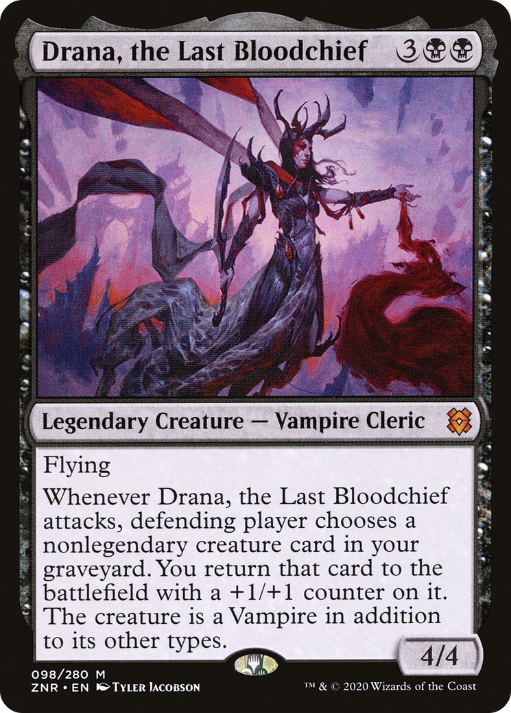 Drana, the Last Bloodchief [Zendikar Rising] | Grognard Games