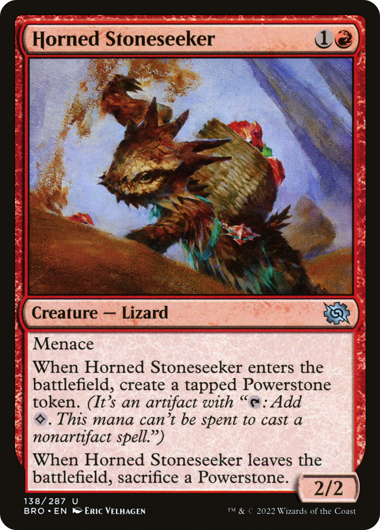 Horned Stoneseeker [The Brothers' War] | Grognard Games