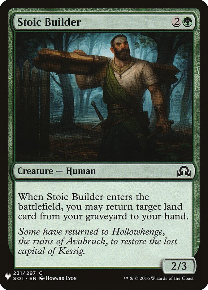 Stoic Builder [Mystery Booster] | Grognard Games