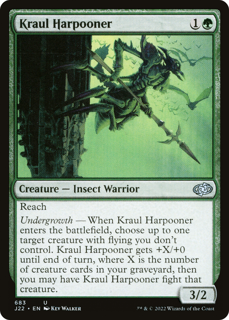 Kraul Harpooner [Jumpstart 2022] | Grognard Games