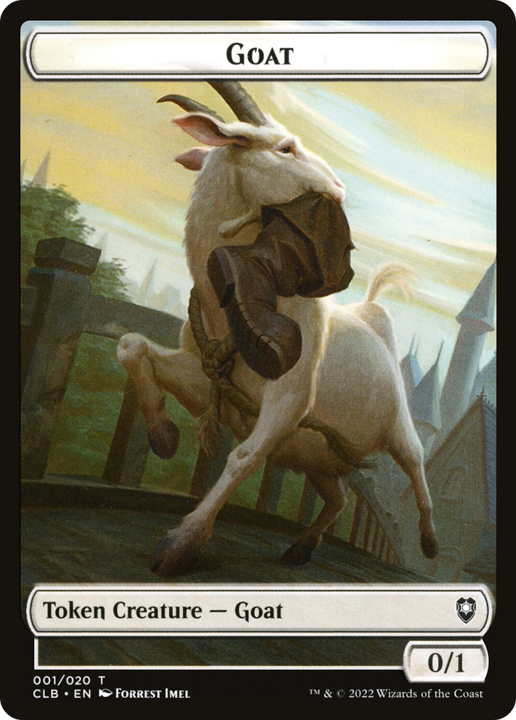 Goat (CLB-001) - Battle for Baldur's Gate Tokens Foil | Grognard Games