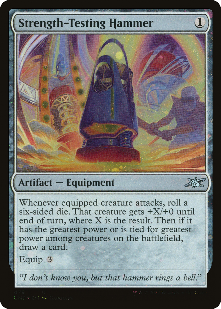 Strength-Testing Hammer (Galaxy Foil) [Unfinity] | Grognard Games