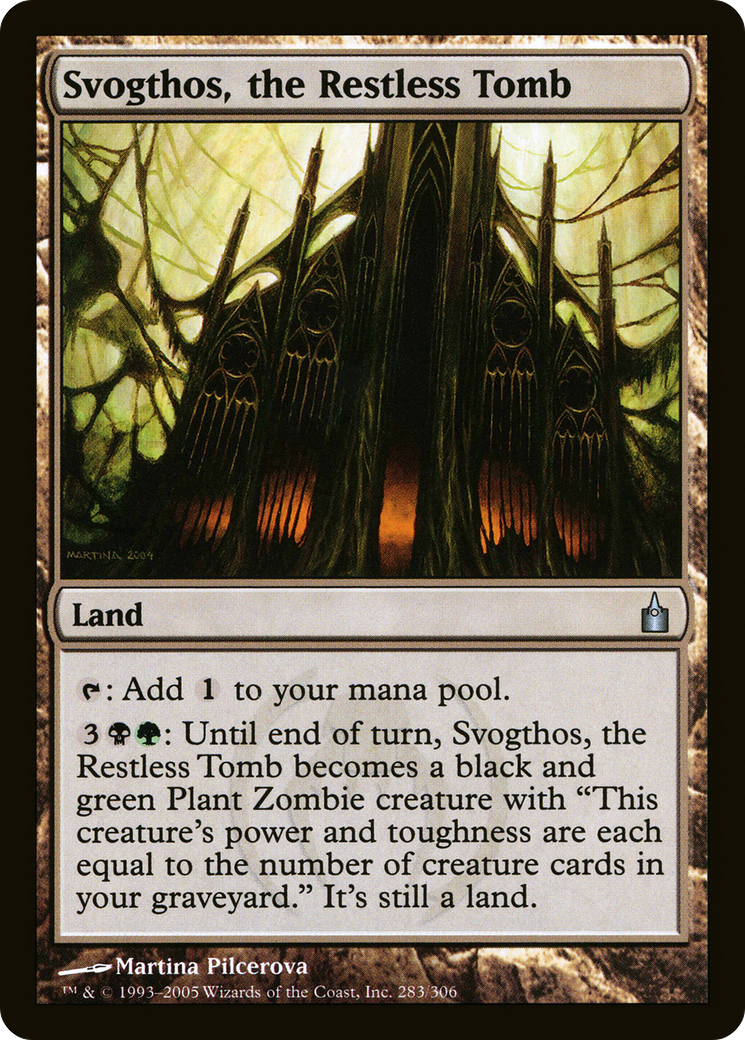Svogthos, the Restless Tomb [Ravnica: City of Guilds] | Grognard Games