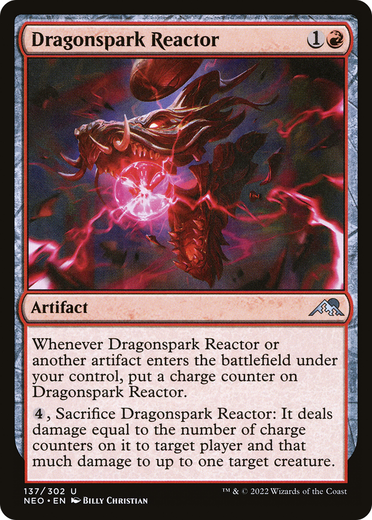 Dragonspark Reactor [Kamigawa: Neon Dynasty] | Grognard Games