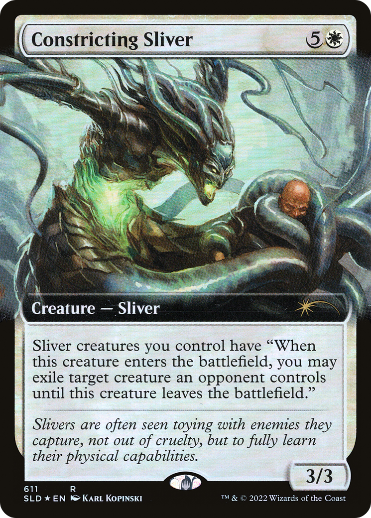 Constricting Sliver (Extended Art) [Secret Lair Drop Promos] | Grognard Games