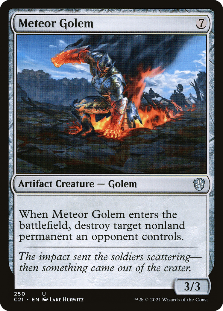 Meteor Golem [Commander 2021] | Grognard Games