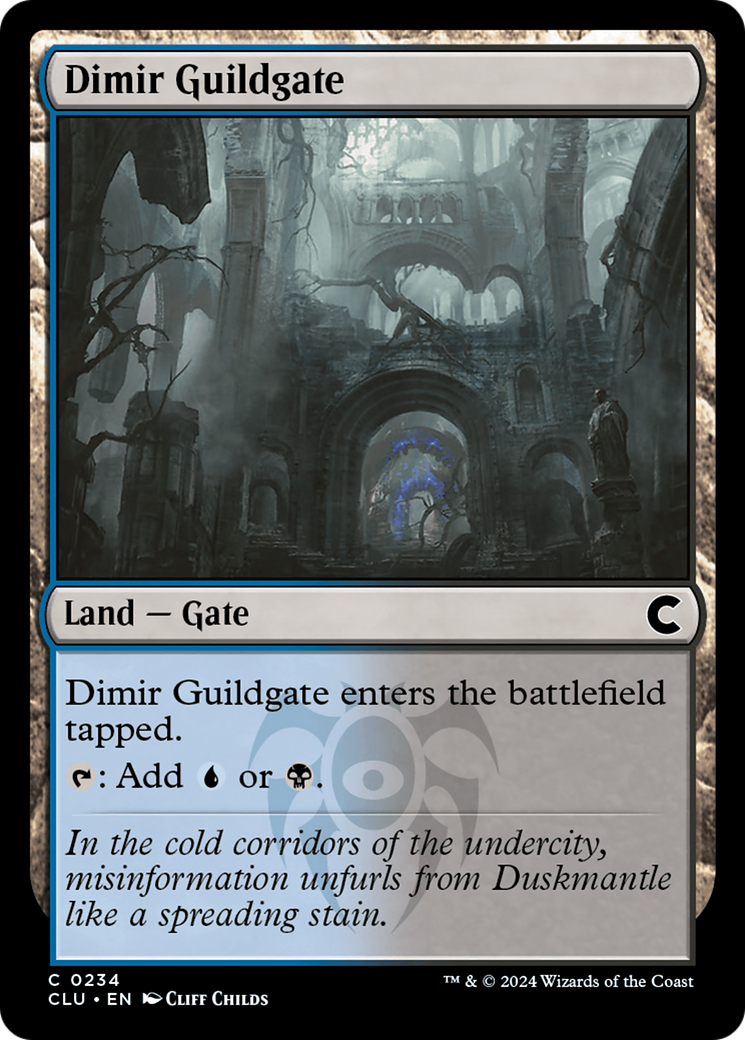 Dimir Guildgate [Ravnica: Clue Edition] | Grognard Games