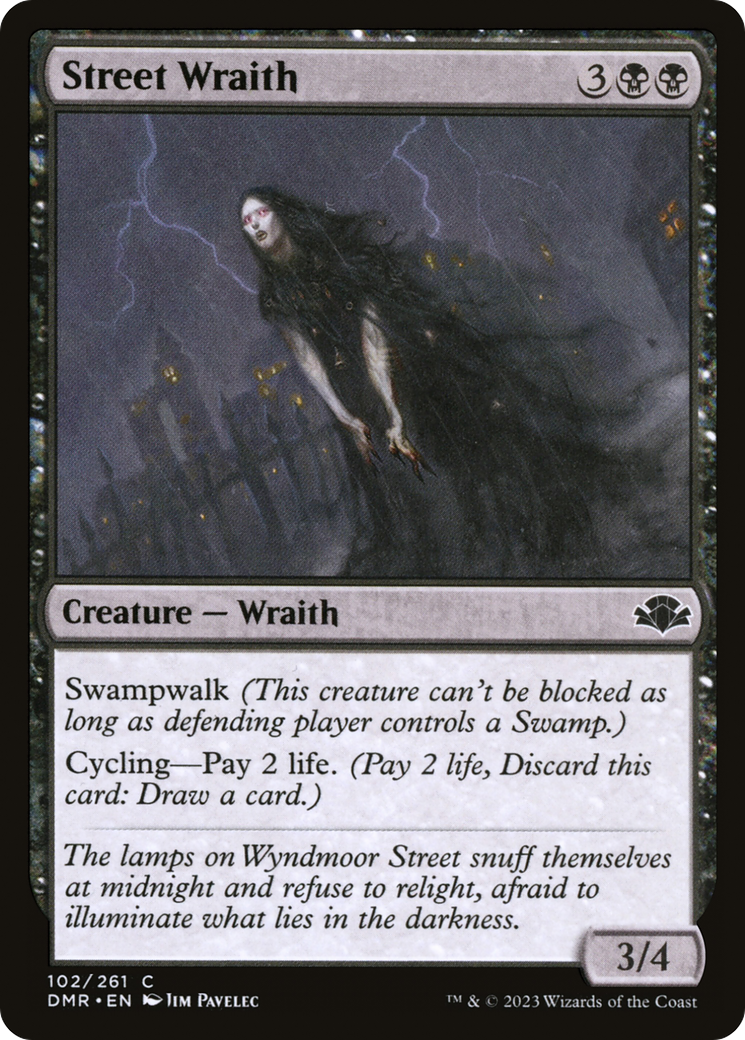 Street Wraith [Dominaria Remastered] | Grognard Games