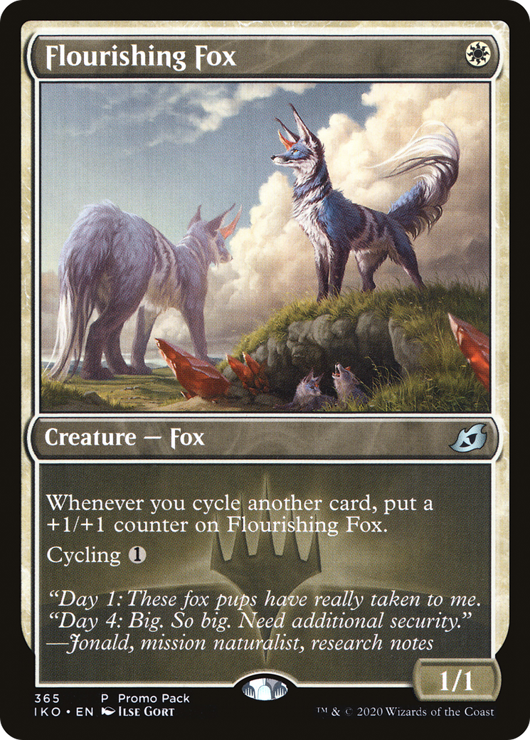 Flourishing Fox (Promo Pack) [Ikoria: Lair of Behemoths Promos] | Grognard Games