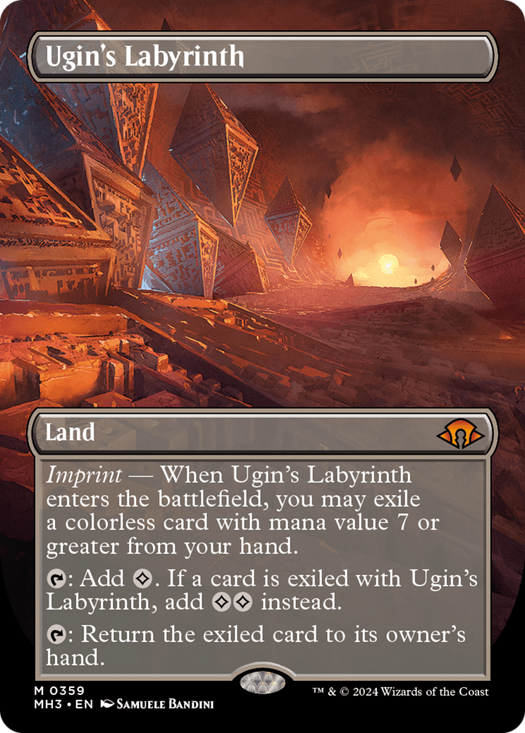 Ugin's Labyrinth (Borderless) [Modern Horizons 3] | Grognard Games