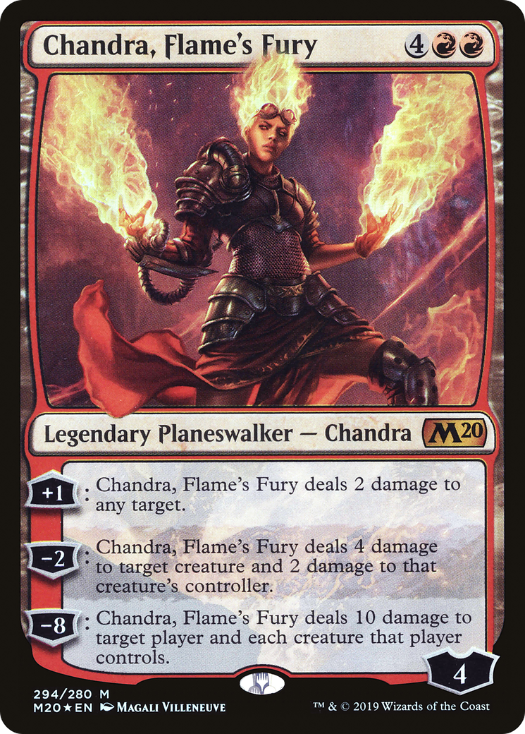 Chandra, Flame's Fury [Core Set 2020] | Grognard Games
