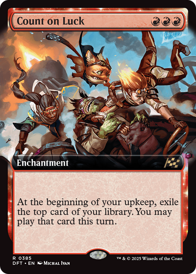 Count on Luck (Extended Art) [Aetherdrift] | Grognard Games