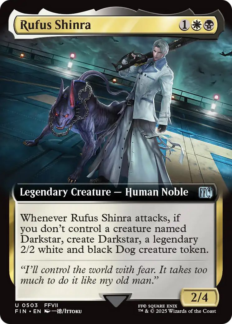 Rufus Shinra (Extended Art) (FIN-503) - FINAL FANTASY | Grognard Games
