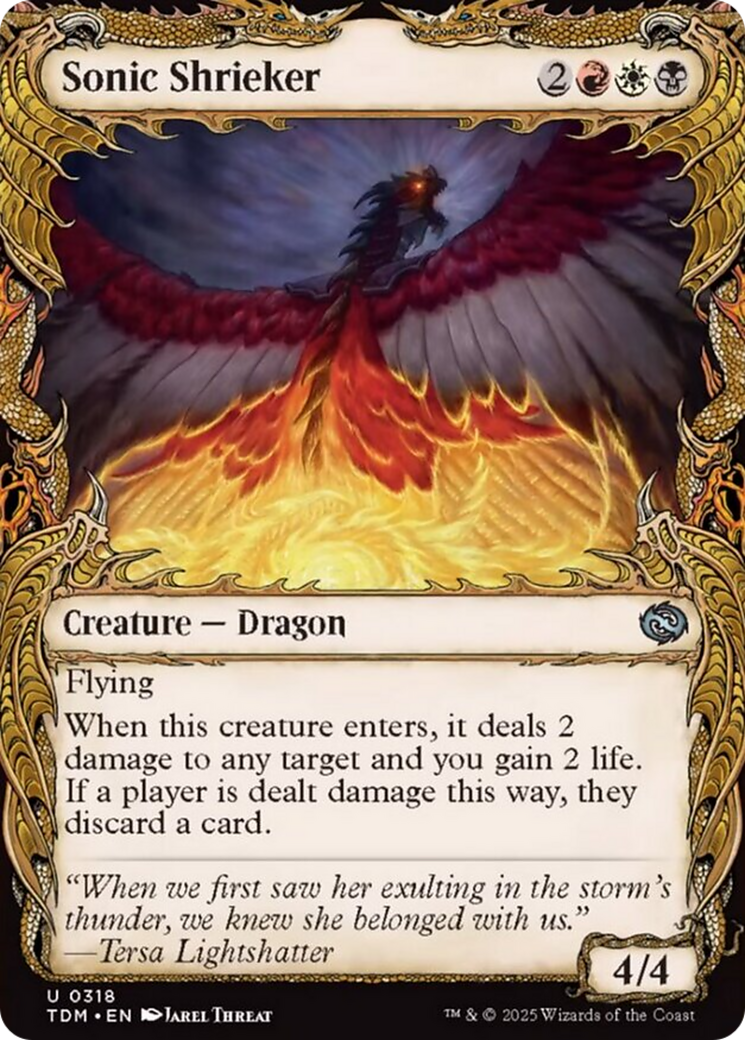 Sonic Shrieker (Showcase) [Tarkir: Dragonstorm] | Grognard Games