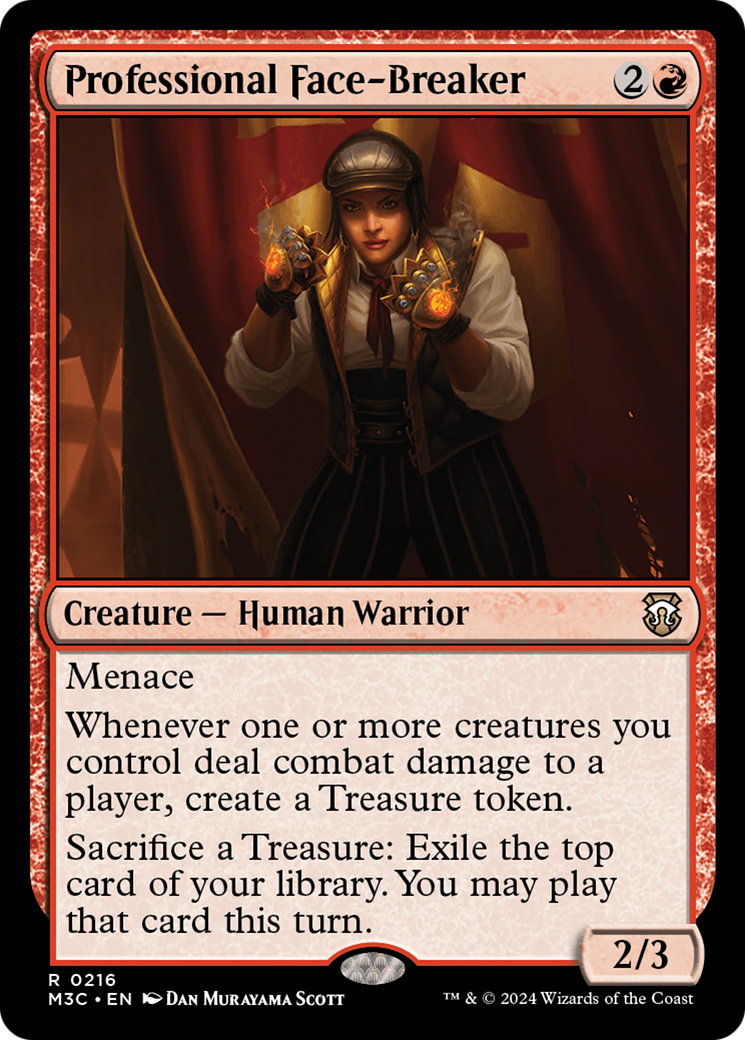 Professional Face-Breaker [Modern Horizons 3 Commander] | Grognard Games